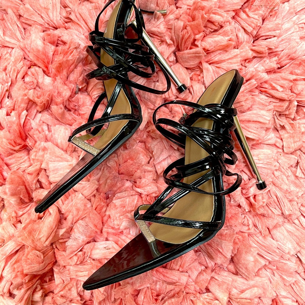 Pretty little thing straps heels